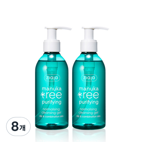 지아자 마누카트리 젤 클렌저, 200ml, 8개