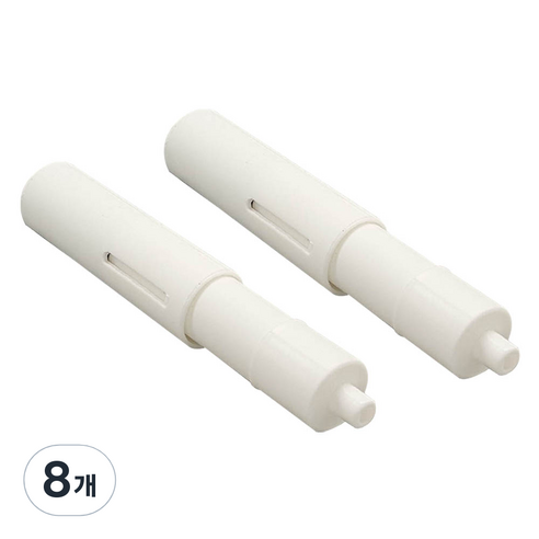 두진바스 욕실 휴지걸이봉, 화이트, 8개