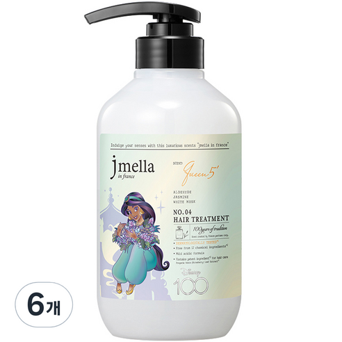 제이멜라 디즈니100 에디션 퀸 5 헤어 트리트먼트, 500ml, 6개