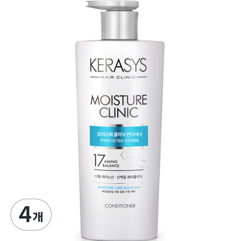 케라시스 모이스춰 클리닉 단백질 컨디셔너 플로럴파우더향, 750ml, 4개