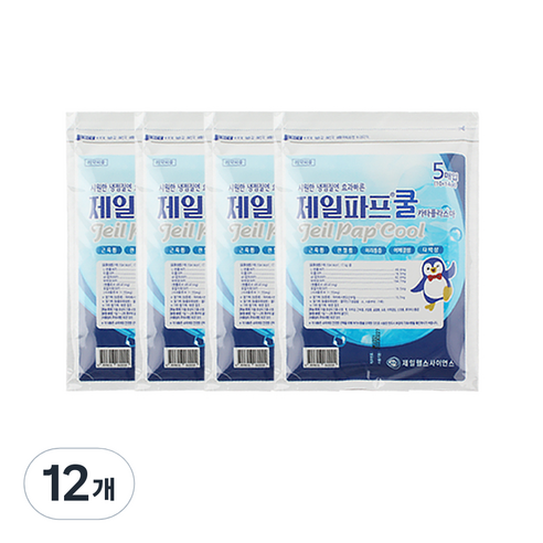 제일헬스사이언스 제일파프 쿨 파스 랜덤발송, 5매, 12개