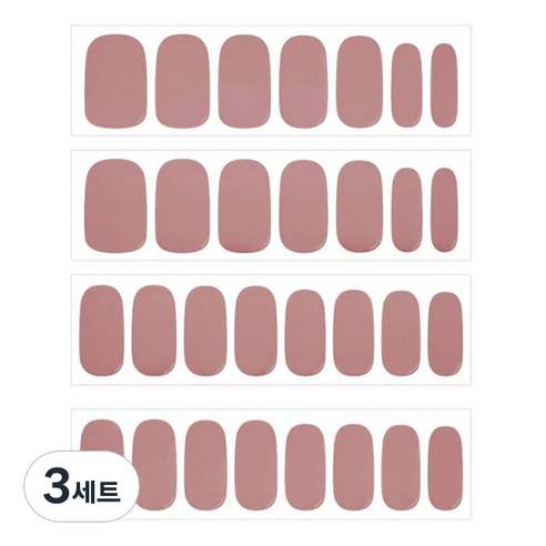 데싱디바 글로우 네일스티커 20p 세트, 발레리나, 3세트
