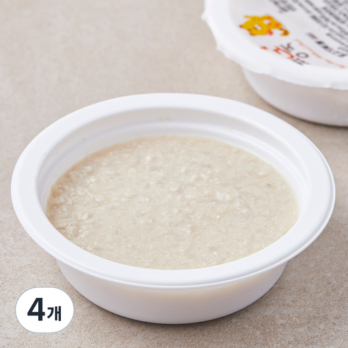 짱죽 닭고기토핑, 닭고기, 100g, 4개