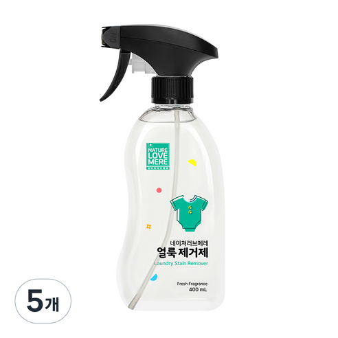 네이쳐러브메레 얼룩 제거제, 5개, 400ml