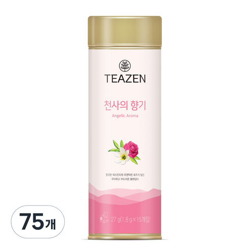 티젠 천사의 향기 로즈 쟈스민, 1.8g, 75개