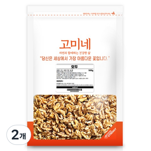 고미네 호두, 500g, 2개