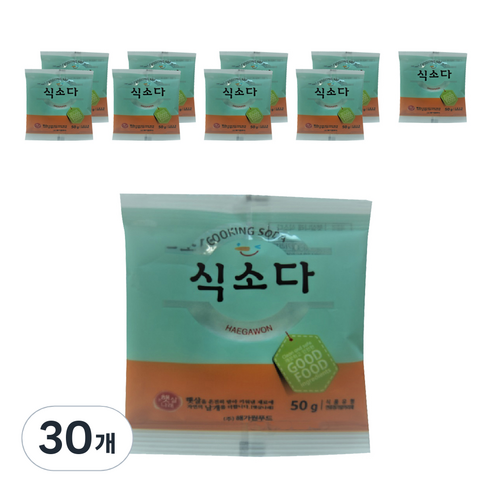 해가원 햇살나래 식소다, 50g, 30개