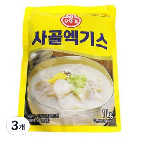 [오뚜기] 사골엑기스, 1kg, 3개