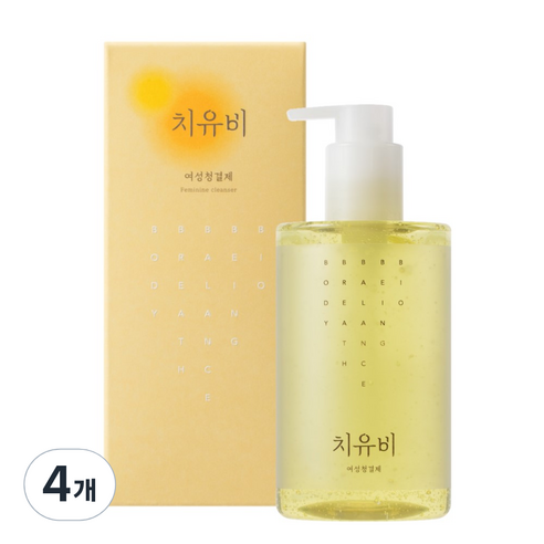치유비 여성청결제 데일리, 4개, 300ml