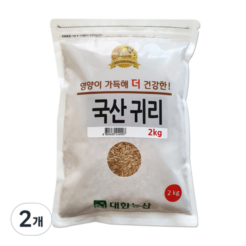 대한농산 귀리, 2kg, 2개
