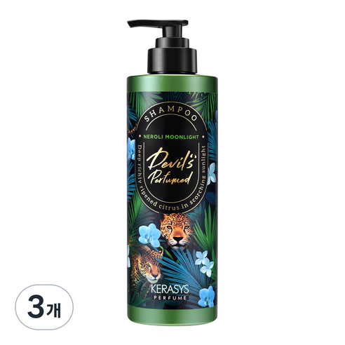 케라시스 데빌스 퍼퓸 시즌2 샴푸 네롤리 문라이트, 3개, 500ml