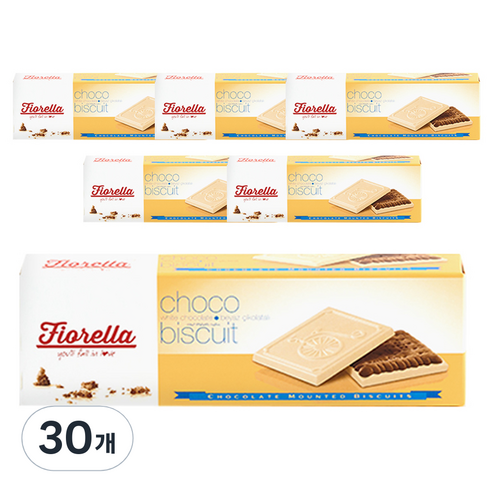 피오렐라 화이트초콜릿 비스킷, 68g, 30개