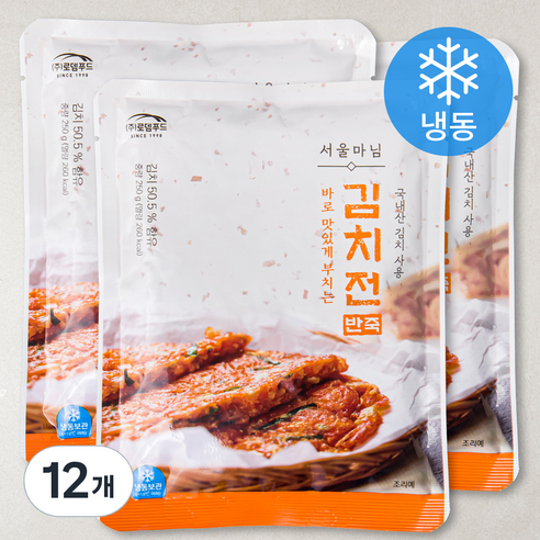 서울마님 김치전반죽 (냉동), 250g, 12개