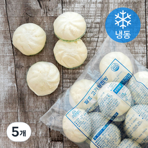 청아냉동식품 발효 고기왕찐빵 15개입 (냉동), 825g, 5개