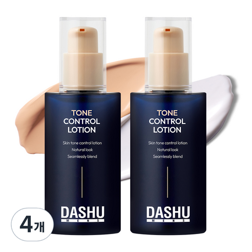 다슈 남성용 톤 컨트롤 로션 21~23호 65ml, 02 뉴트럴베이지(22~23호), 4개
