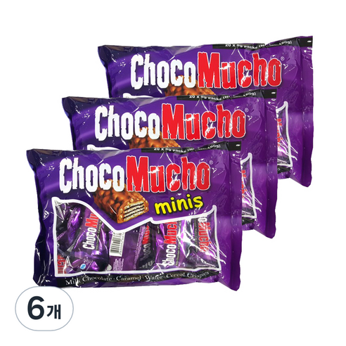 초코무초 미니스 바 20p, 160g, 6개