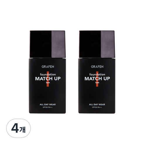 그라펜 매치업 파운데이션 40ml, 25 Tan, 4개