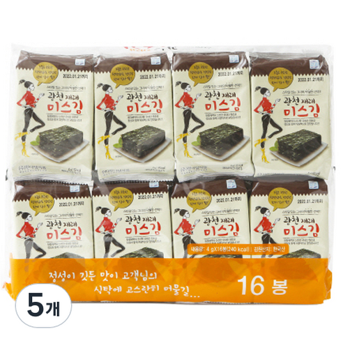 광천 재래 미스김, 64g, 5개