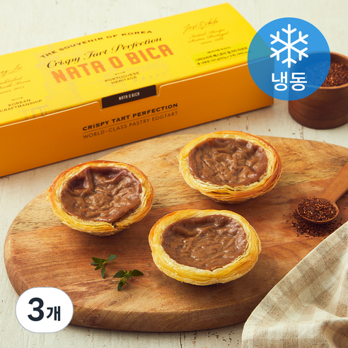 프레시오늘 나따오비까 페스츄리 밀크티 타르트 3개입 (냉동), 150g, 3개