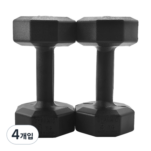 아리프 다이나믹 옥타곤 아령, 4kg, 4개