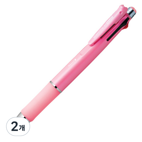 제브라 클립온 멀티 1000 멀티펜 0.7mm, 파스텔 핑크, 2개