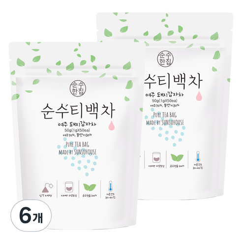 순수한집 여주 돼지감자차, 1g, 50개입, 6개