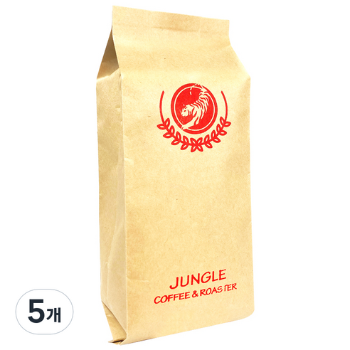정글인터내셔널 커피/콜롬비아 후일라 수프리모, 커피메이커, 200g, 5개
