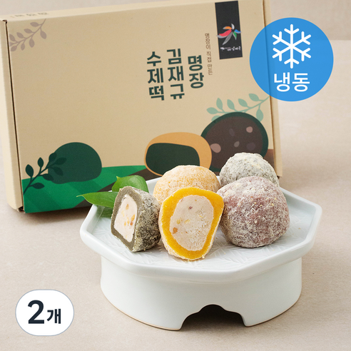 김재규우리떡연구소 명장 김재규 삼색두텁 수제떡 12입 (냉동), 720g, 2개