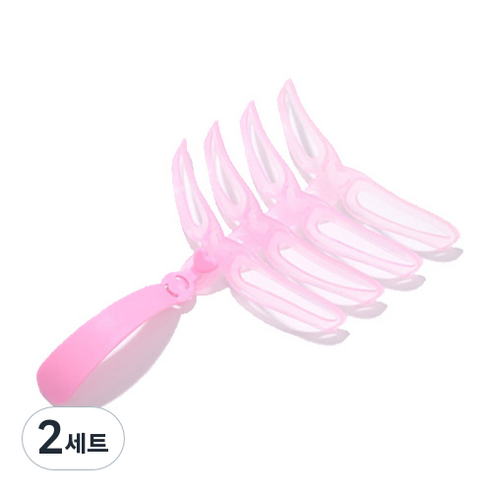 누구나 쉽게 눈썹그리기 가이드 툴 눈썹 정리틀 아이브로우 키트 F형 4종 세트, 2세트