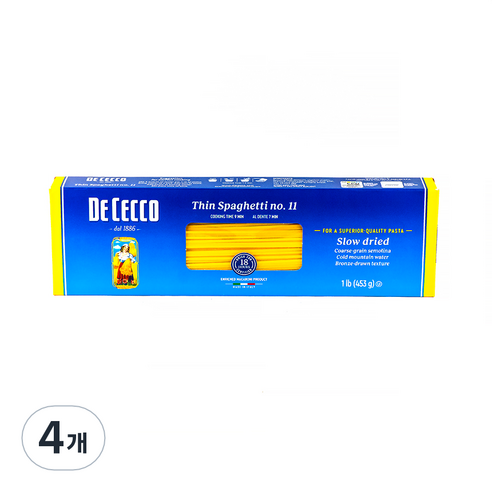 데체코 스파게티니, 453g, 4개