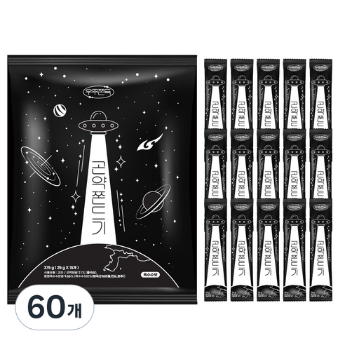 우주쫀득 곤약쫀드기, 25g, 60개