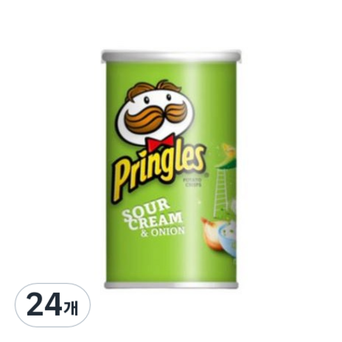 프링글스 양파맛, 53g, 24개