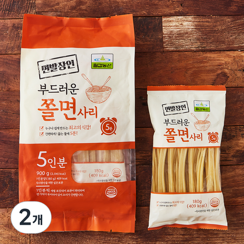 칠갑농산 쫄면사리 5인분, 900g, 2개