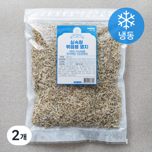 바다원 실속형 볶음용 멸치 상급 (냉동), 2개, 300g