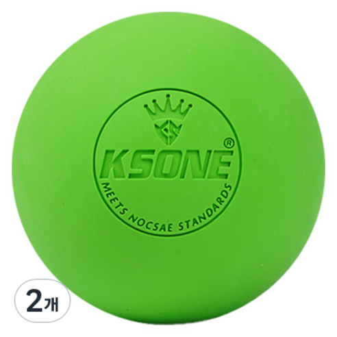 KSONE 스카위즈 근육 이완 마사지 볼, 2개, 그린