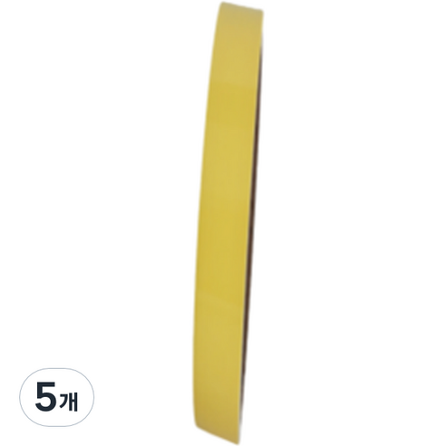 디트리 주차장 안전 반사 테이프, 5개, 옐로우