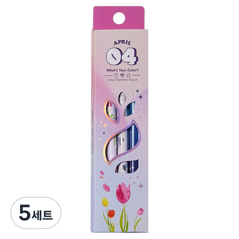 모나미 프러스펜 3종 세트 4월, Radish Purple, Serenity Blue, Midnight, 5세트