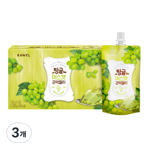 로엘 팅글 곤약젤리 머스캣맛, 130g, 30개