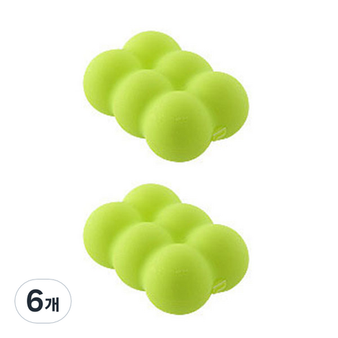 잇곰 휴대용 구분 알약케이스 그린, 6개