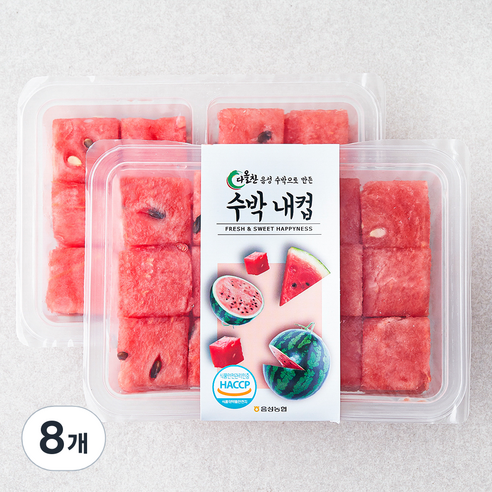 수박 내컵, 500g, 8개
