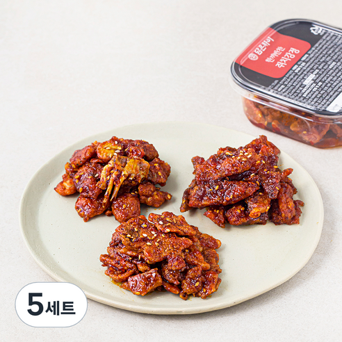 담은차이 한끼반찬 황태강정 80g + 쥐치강정 80g + 꽃게강정 80g 세트, 240g, 5세트
