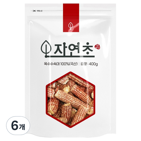 옥수수속대, 400g, 6개