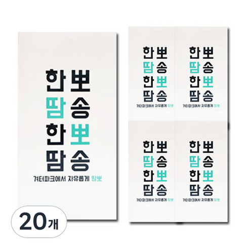 땀뽀 한땀한땀 뽀송뽀송 겨드랑이 땀 패드 14p, 20개