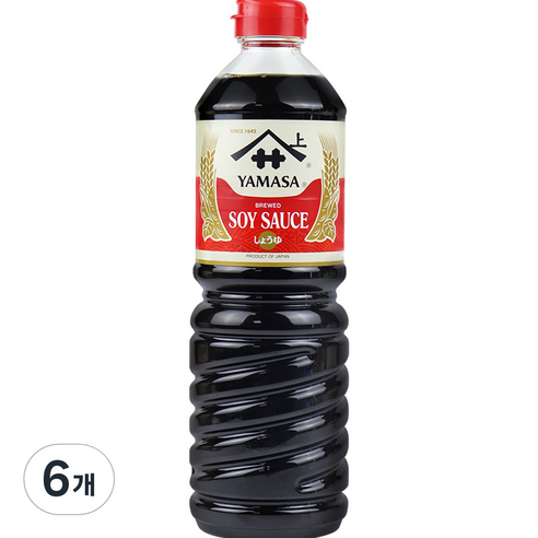 야마사 팬시 간장, 1L, 6개