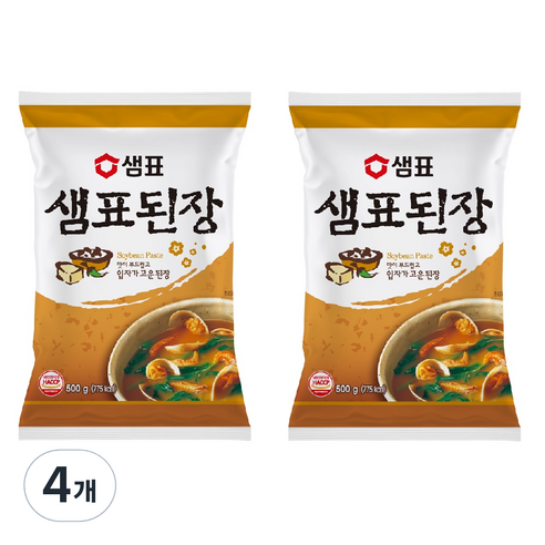 샘표 된장/일본식 500g, 4개