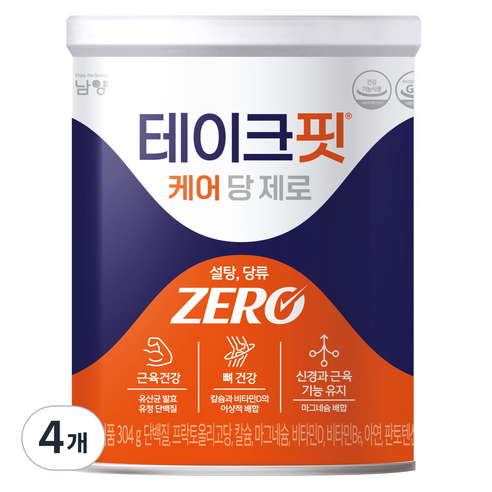 테이크핏 케어 당제로, 304g, 4개