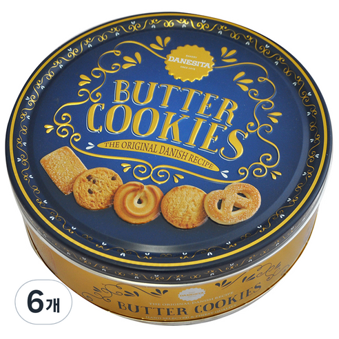 댄케이크 버터쿠키, 454g, 6개