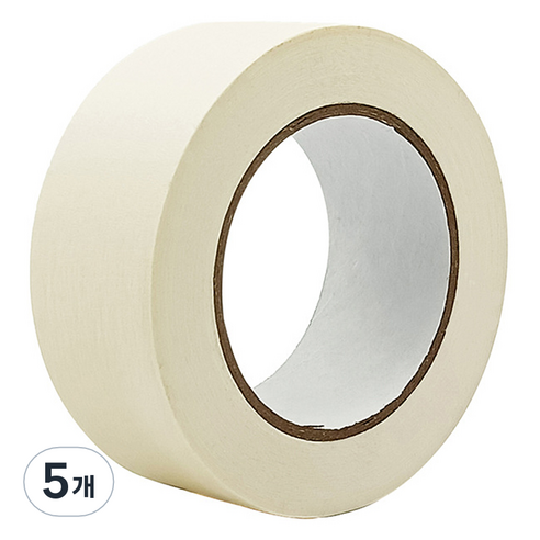 라이크존 접착 마킹 마스킹테이프 20mm x 50m, 화이트, 5개
