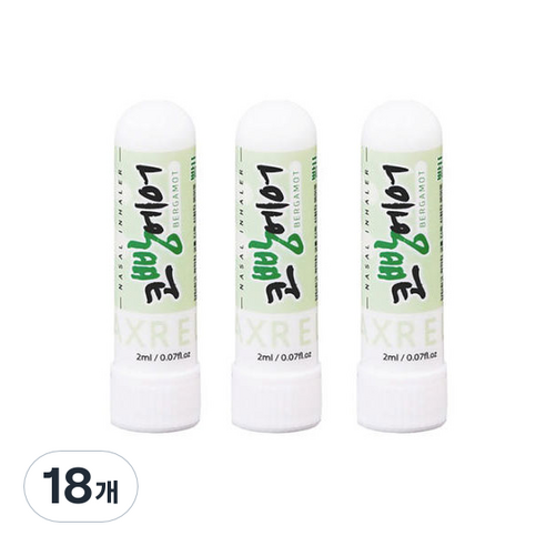 코빵에어 아로마 코 흡입기 릴렉스 2ml, 18개