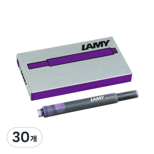 LAMY 만년필용 잉크 카트리지, 바이올렛, 30개
